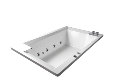 Deck Mounted Massage Bathtub (Jacuzzi) (B25704DW-2)