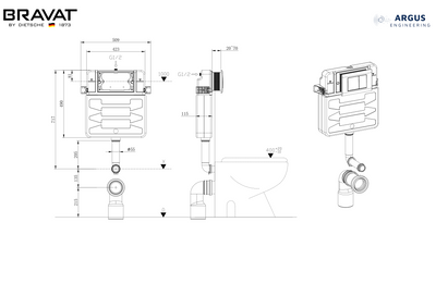 Concealed Cistern (CD010N-ENG)