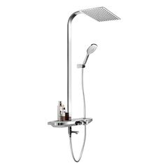 Phillis - Thermostat Shower Barset (w/Spout) (F6276312CP-A-ENG)